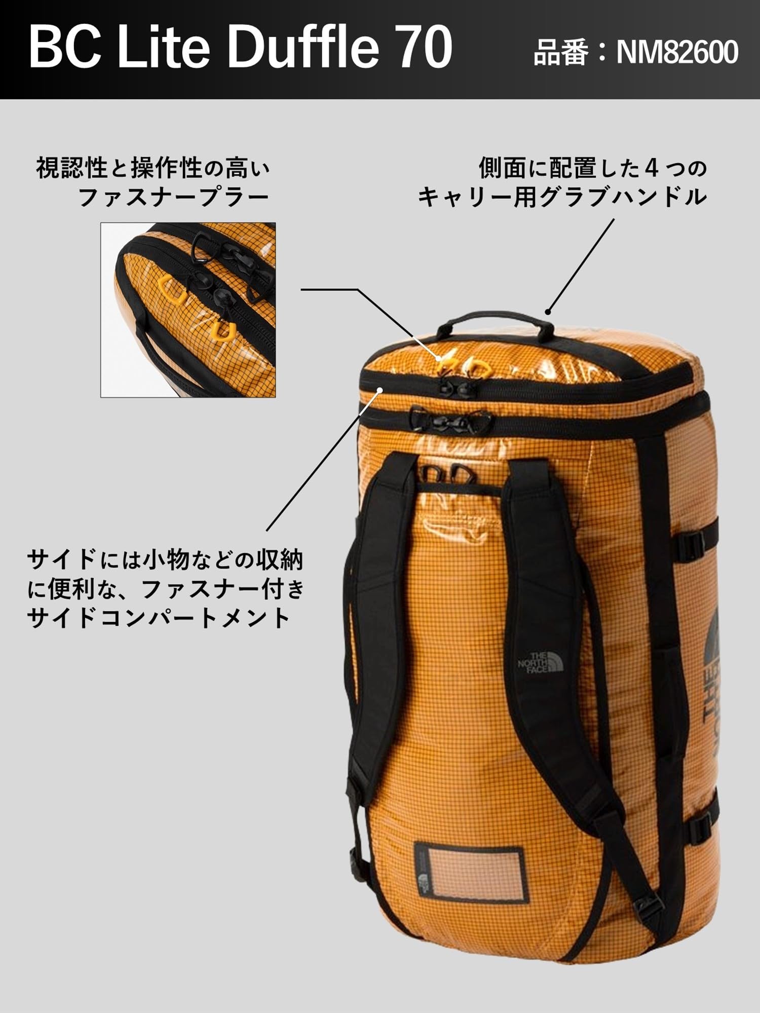 Amazon.co.jp: THE NORTH FACE: ダッフルバッグ